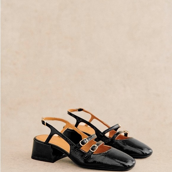 Sezane Paula Babies Pantent Leather Size 39 - Picture 9 of 11